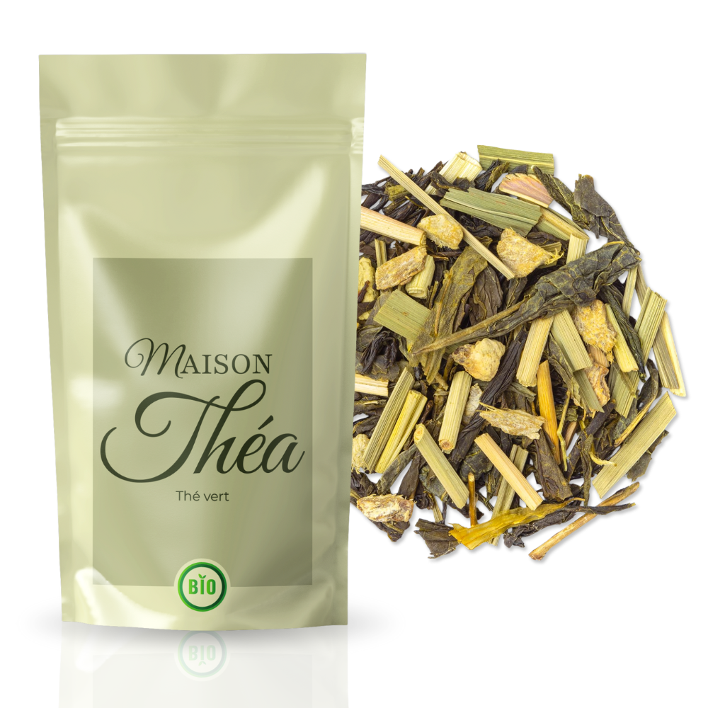 Thé vert | Citron et gingembre BIO
